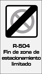 Señales de obligación y fin de prohibición o restricción