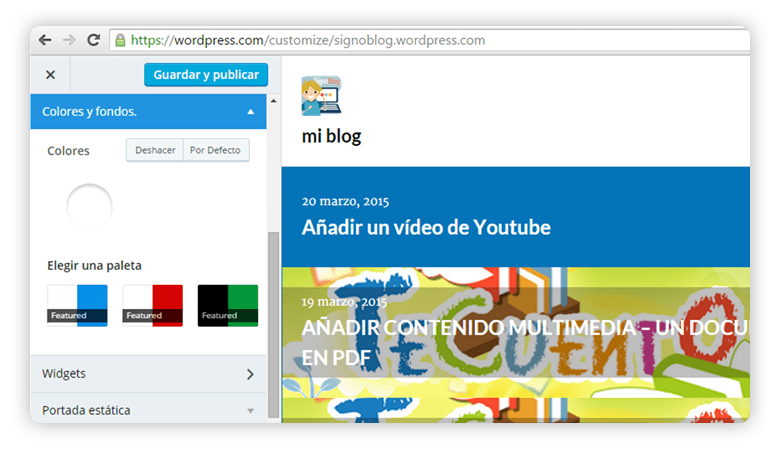 fondo wordpress