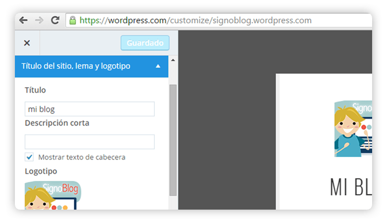 editar contenido