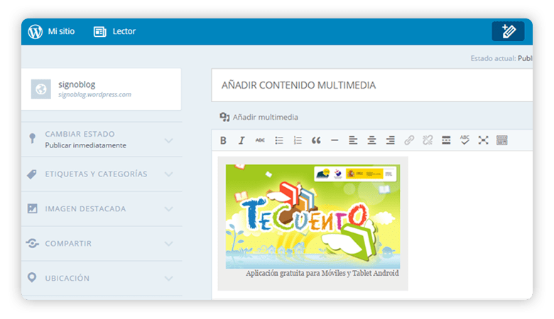 crear nueva entrada