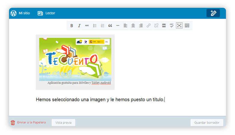 crear nueva entrada