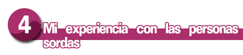 contacto con personas sordas